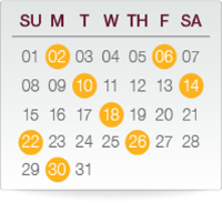 Flexible infusion schedule chart