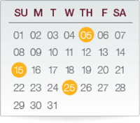 Flexible infusion schedule chart